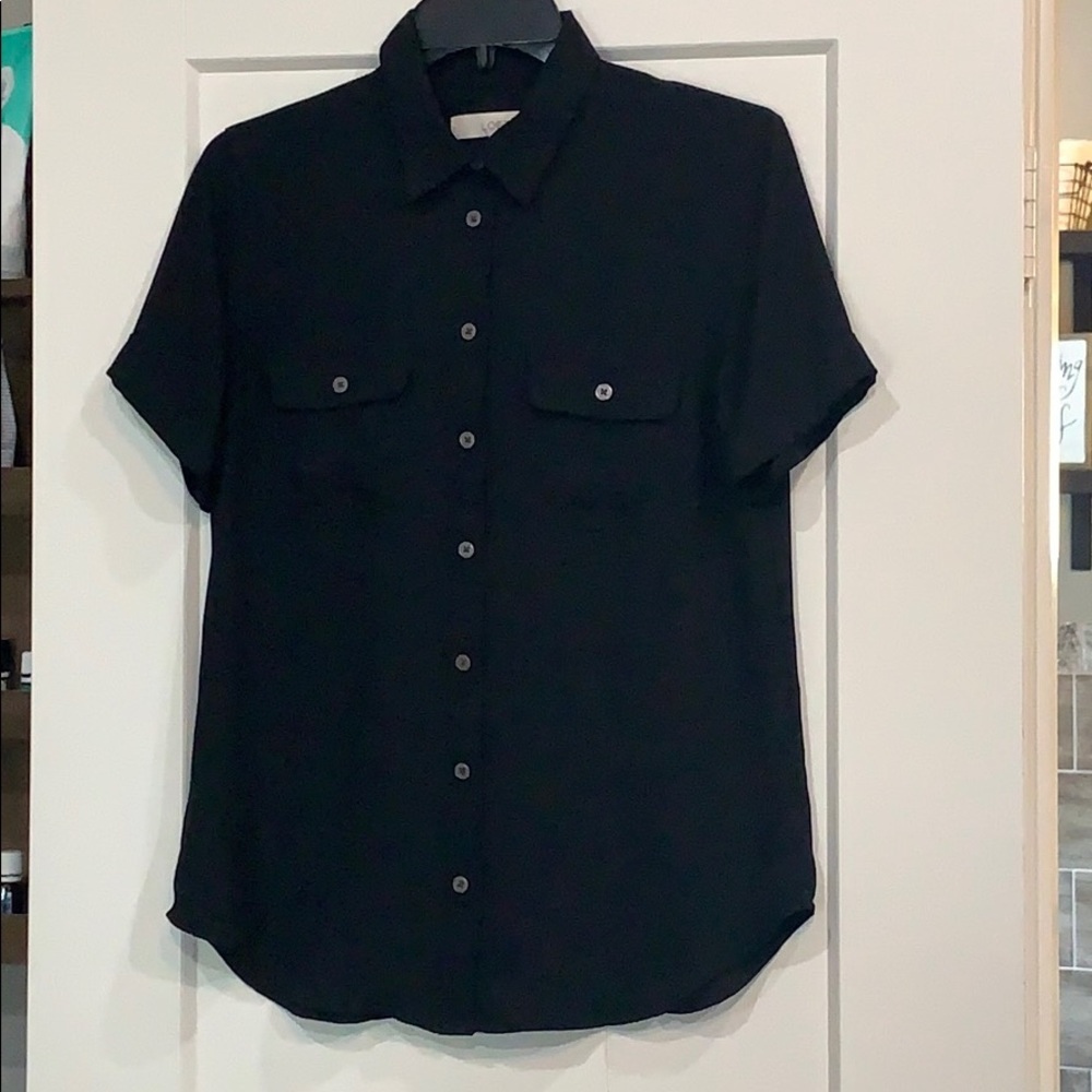 Loft button up blouse